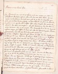 4 vues  - Ostervald, Jean-Frédéric. Lettre autographe signée avec cachet à Louis Tronchin.- Neuchâtel, 9 mars 1701 (ouvre la visionneuse)
