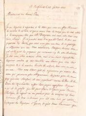 4 vues  - Ostervald, Jean-Frédéric. Lettre autographe signée à Louis Tronchin.- Neuchâtel, 23 juillet 1701 (ouvre la visionneuse)