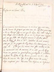 4 vues  - Ostervald, Jean-Frédéric. Lettre autographe signée à Louis Tronchin.- Neuchâtel, 5 août 1701 (ouvre la visionneuse)