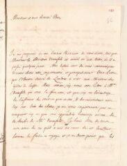 4 vues  - Ostervald, Jean-Frédéric. Lettre autographe signée à Louis Tronchin.- Neuchâtel, 13 septembre 1701 (ouvre la visionneuse)