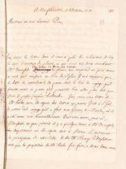 4 vues  - Ostervald, Jean-Frédéric. Lettre autographe signée à Louis Tronchin.- Neuchâtel, 5 octobre 1701 (ouvre la visionneuse)