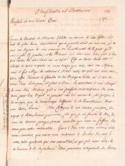 4 vues  - Ostervald, Jean-Frédéric. Lettre autographe signée à Louis Tronchin.- Neuchâtel, 26 octobre 1701 (ouvre la visionneuse)