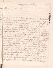 4 vues  - Ostervald, Jean-Frédéric. Lettre autographe signée avec cachet à Louis Tronchin.- Neuchâtel, 7 décembre 1701 (ouvre la visionneuse)
