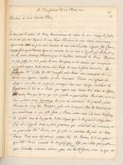 4 vues  - Ostervald, Jean-Frédéric. Lettre autographe signée à Louis Tronchin.- Neuchâtel, 28 avril 1703 (ouvre la visionneuse)