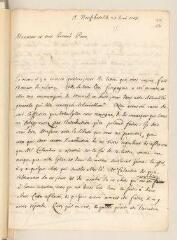 4 vues  - Ostervald, Jean-Frédéric. Lettre autographe signée avec cachet à Louis Tronchin.- Neuchâtel, 23 juin 1703 (ouvre la visionneuse)