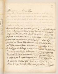 4 vues  - Ostervald, Jean-Frédéric. Lettre autographe signée avec cachet à Louis Tronchin.- Neuchâtel, 4 août 1703 (ouvre la visionneuse)