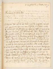 4 vues  - Ostervald, Jean-Frédéric. Lettre autographe signée avec cachet à Louis Tronchin.- Neuchâtel, 4 octobre 1703 (ouvre la visionneuse)
