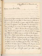 4 vues  - Ostervald, Jean-Frédéric. Lettre autographe signée à Louis Tronchin.- Neuchâtel, 10 décembre 1703 (ouvre la visionneuse)