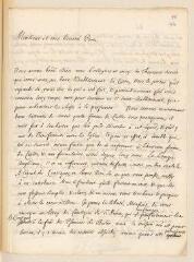 4 vues  - Ostervald, Jean-Frédéric. Lettre autographe signée avec cachet à Louis Tronchin.- Neuchâtel, 22 mars 1704 (ouvre la visionneuse)