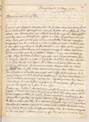 4 vues  - Ostervald, Jean-Frédéric. Lettre autographe signée avec cachet à Louis Tronchin.- Neuchâtel, 3 mai 1704 (ouvre la visionneuse)