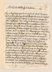 4 vues  - Ostervald, Jean-Frédéric. Lettre autographe signée avec cachet à Louis Tronchin.- Neuchâtel, 19 août 1704 (ouvre la visionneuse)