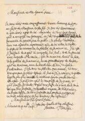 4 vues  - Tronchin, Louis. Lettre autographe signée avec cachet à Jean-Frédéric Ostervald.- Genève, 4 novembre 1704 (ouvre la visionneuse)