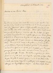 4 vues  - Ostervald, Jean-Frédéric. Lettre autographe signée avec cachet à Louis Tronchin.- Neuchâtel, 6 décembre 1704 (ouvre la visionneuse)