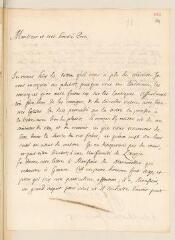 4 vues  - Ostervald, Jean-Frédéric. Lettre autographe signée avec cachet à Louis Tronchin.- Neuchâtel, 11 janvier 1705 (ouvre la visionneuse)