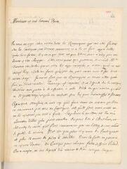 4 vues  - Ostervald, Jean-Frédéric. Lettre autographe signée à Louis Tronchin.- Neuchâtel, 31 janvier 1705 (ouvre la visionneuse)