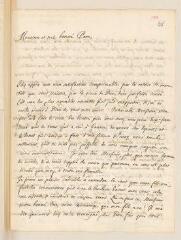 4 vues  - Ostervald, Jean-Frédéric. Lettre autographe signée avec cachet à Louis Tronchin.- Neuchâtel, 18 mars 1705 (ouvre la visionneuse)