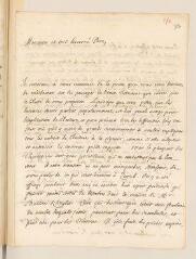 4 vues  - Ostervald, Jean-Frédéric. Lettre autographe signée à Louis Tronchin.- Neuchâtel, 7 avril 1705 (ouvre la visionneuse)
