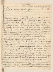 8 vues  - Pajon, Claude. Lettre autographe signée avec cachet à Louis Tronchin.- Orléans, 4 et 24 décembre 1669 (ouvre la visionneuse)