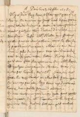 4 vues  - Pajon, Claude. Lettre autographe signée sans adresse [à Jean-Robert Chouet?].- Paris, 23 février 1678 (ouvre la visionneuse)