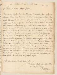 4 vues  - Pajon, Claude. Lettre autographe signée à Louis Tronchin.- Orléans, 20 août 1681 (ouvre la visionneuse)