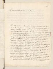 4 vues Chamier, Daniel. Lettre autographe signée à Louis Tronchin.- Neuchâtel, 3 janvier 1687