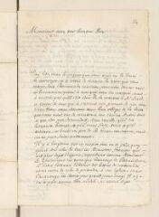 4 vues  - Chamier, Daniel. Lettre autographe signée à Louis Tronchin.- sans lieu, 17 juin 1687 (ouvre la visionneuse)