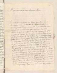 4 vues Chamier, Daniel. Lettre autographe signée à Louis Tronchin.- sans lieu, 29 août 1687