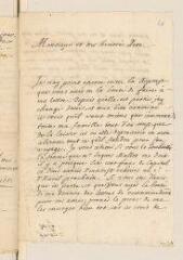 4 vues  - Chamier, Daniel. Lettre autographe signée à Louis Tronchin.- sans lieu, 29 janvier 1691 (ouvre la visionneuse)