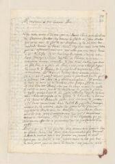 4 vues  - Chamier, Daniel. Lettre autographe signée à Louis Tronchin.- Londres, 17/27 juin 1695 (ouvre la visionneuse)
