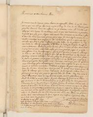 2 vues  - Chamier, Daniel. Lettre autographe signée à Louis Tronchin.- Londres, 19 février 1697 (ouvre la visionneuse)