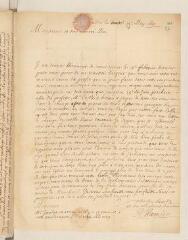 2 vues  - Chamier, Daniel. Lettre autographe signée à Louis Tronchin.- Londres, 14/24 mai 1697 (ouvre la visionneuse)