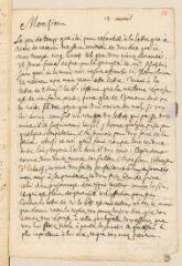 4 vues  - Tronchin, Louis. Lettre autographe signée avec cachet à [Pierre Le Brodeur, sieur de] Desmarestz.- Genève, 2 avril 1680 (ouvre la visionneuse)