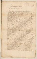 4 vues  - Tronchin, Louis. Copie d\'une lettre non signée à Duraeum, Tigurini [John Dury] au sujet de l\'harmonie des confessions.- novembre 1665 (ouvre la visionneuse)