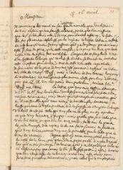 4 vues  - Tronchin, Louis. Lettre autographe signée avec cachet à [Pierre Le Brodeur, sieur de] Desmarestz.- Genève, 16 avril 1680 (ouvre la visionneuse)