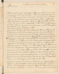 8 vues  - [Pierre Le Brodeur, sieur de] Desmarestz. Lettre autographe signée à Louis Tronchin.- Berne, 10 juin 1680 (ouvre la visionneuse)