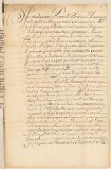 4 vues  - Profession de foi réformée, autographe et signée, de Pierre Le Brodeur, sieur de Desmarestz, concernant la religion.- Berne, 24 juin 1680 (ouvre la visionneuse)