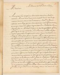 4 vues  - [Pierre Le Brodeur, sieur de] Desmarestz. Lettre autographe signée à Louis Tronchin.- Berne, 27 juin 1680 (ouvre la visionneuse)
