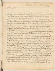 10 vues  - [Pierre Le Brodeur, sieur de] Desmarestz. Lettre autographe signée à Louis Tronchin.- Berne, 30 juin 1680 (ouvre la visionneuse)