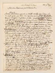2 vues  - Tronchin, Louis. Minute autographe d\'une lettre à [Gilbert] Burnet à La Haye.- 21 décembre 1686 (ouvre la visionneuse)