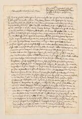 4 vues  - Tronchin, Louis. Minute autographe d\'une lettre à l\'usage de Mme Durande à Usez- 15 juillet 1687 (ouvre la visionneuse)