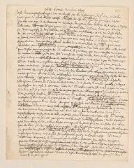 2 vues  - Tronchin, Louis. Minute autographe d\'une lettre à [Gilbert] Burnet.- 30 août 1687 (ouvre la visionneuse)