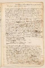 4 vues  - Tronchin, Louis. Minute autographe de 2 lettres à J[ohann] H[einrich] Heidegger à Zurich.- Genève, 20 novembre 1666 et sans date (ouvre la visionneuse)