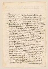 4 vues  - Tronchin, Louis. Minute autographe d\'une lettre à Mlle des Fontènes à Angoulême.- 27 janvier 1688 (ouvre la visionneuse)