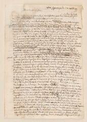 4 vues  - Tronchin, Louis. Minute d\'une lettre à [Abraham] Signard, ministre à Middelbourg.- 12 avril 1689 (ouvre la visionneuse)