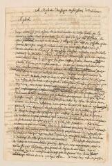 4 vues  - Tronchin, Louis. Minute autographe d\'une lettre à Gilbert Burnet.- 7 août 1694 (ouvre la visionneuse)
