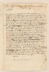 2 vues  - Tronchin, Louis. Copie d\'une lettre à Milord [Henri de Massué, marquis de Ruvigny, vicomte de] Galloway.- 24 janvier 1695 (ouvre la visionneuse)