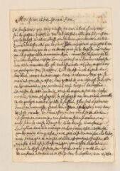 4 vues  - Tronchin, Louis. Lettre autographe signée avec cachet à [Jean] Michel, ministre dans l\'Eglise réformée de Sainte-Marie-aux-Mines.- Genève, 22/12 juillet 1695 (ouvre la visionneuse)