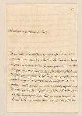 4 vues  - Michel, Jean. Lettre autographe signée avec cachet à Louis Tronchin.- Sainte-Marie-aux-Mines, 12 juillet 1695 (ouvre la visionneuse)
