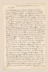 4 vues  - Tronchin, Louis. Minute autographe d\'une lettre à Johann Duraeus à Lausanne.- Genève, 8 octobre 1667 (ouvre la visionneuse)