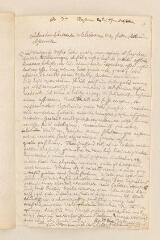 6 vues  - Tronchin, Louis. 2 minutes autographes d\'une même lettre à Gaspard Waser.- Genève, 17 mai 1670 (ouvre la visionneuse)